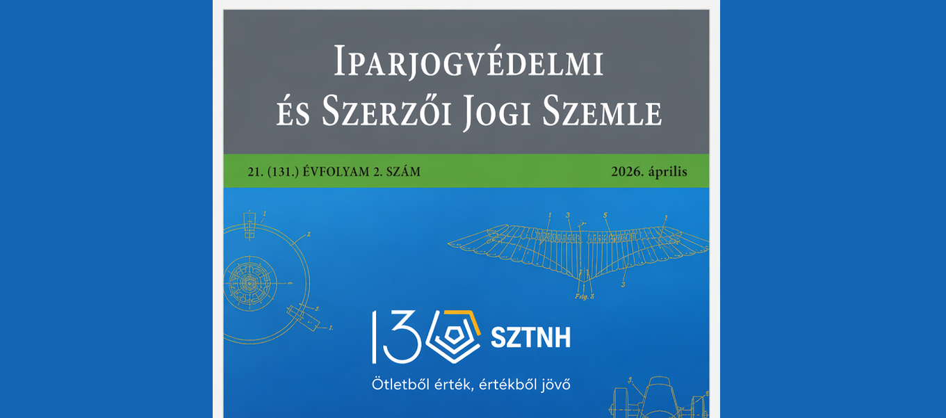 Iparvédelmi és Szerzői jogi Szemle borítója