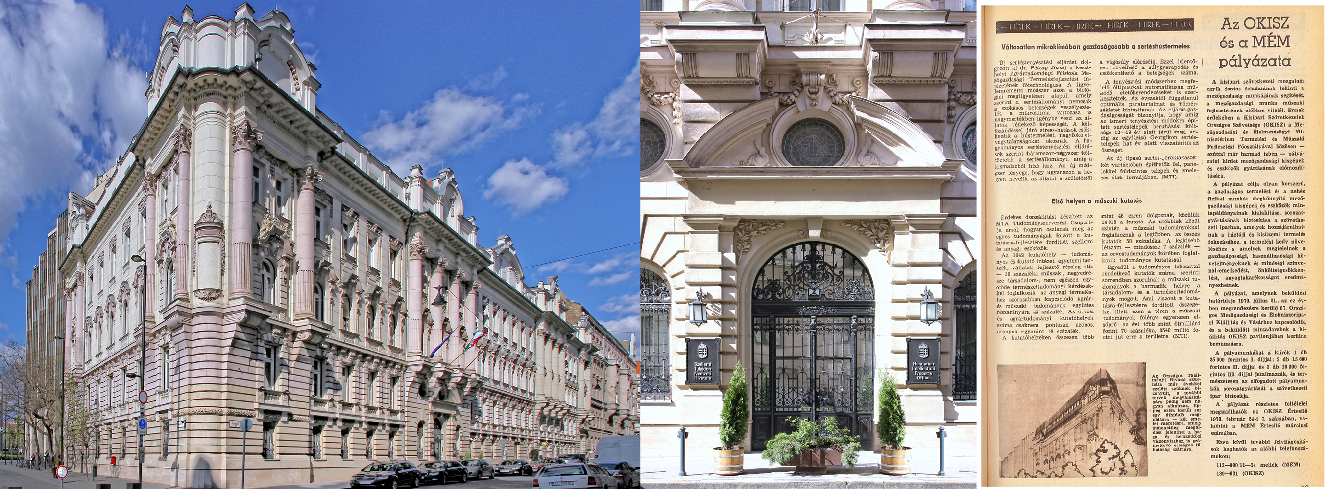 Hivatali épületek Régi hivatali épületek és ujságcikk