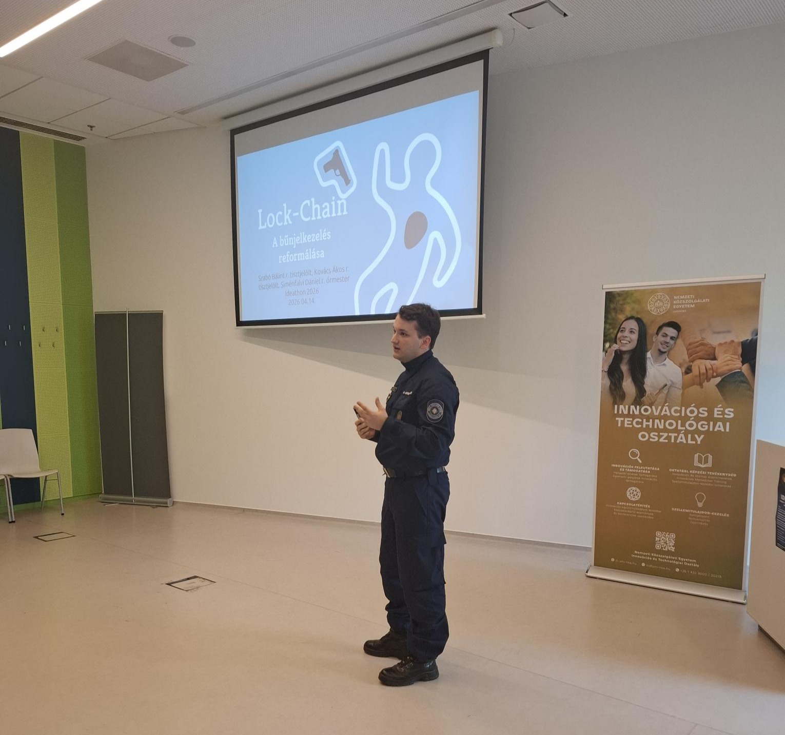 NKE Ideathon - Lock-chain NKE Ideathon - Lock-chain projekt előadása