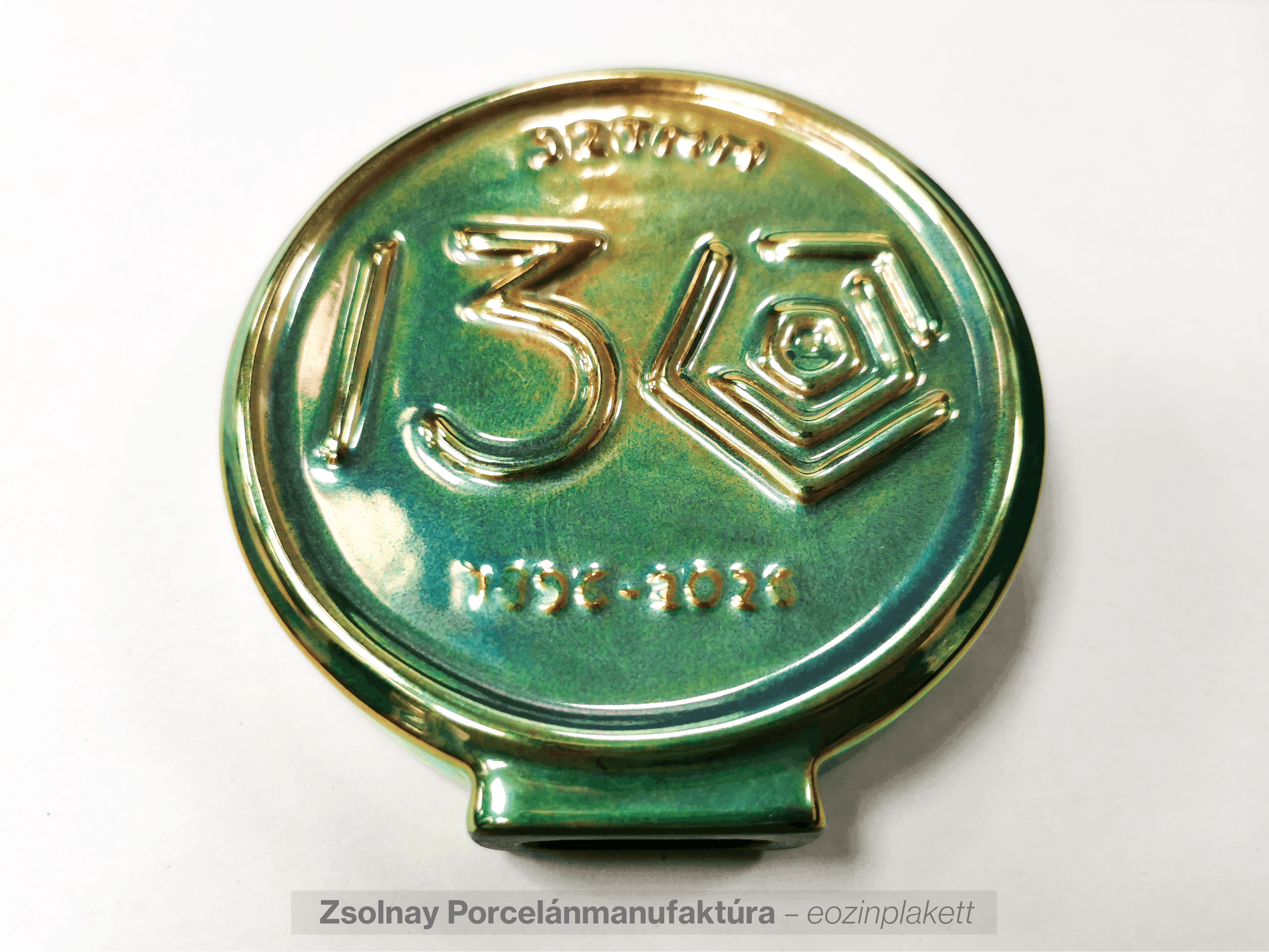 Zsolnay 130 emlékérme