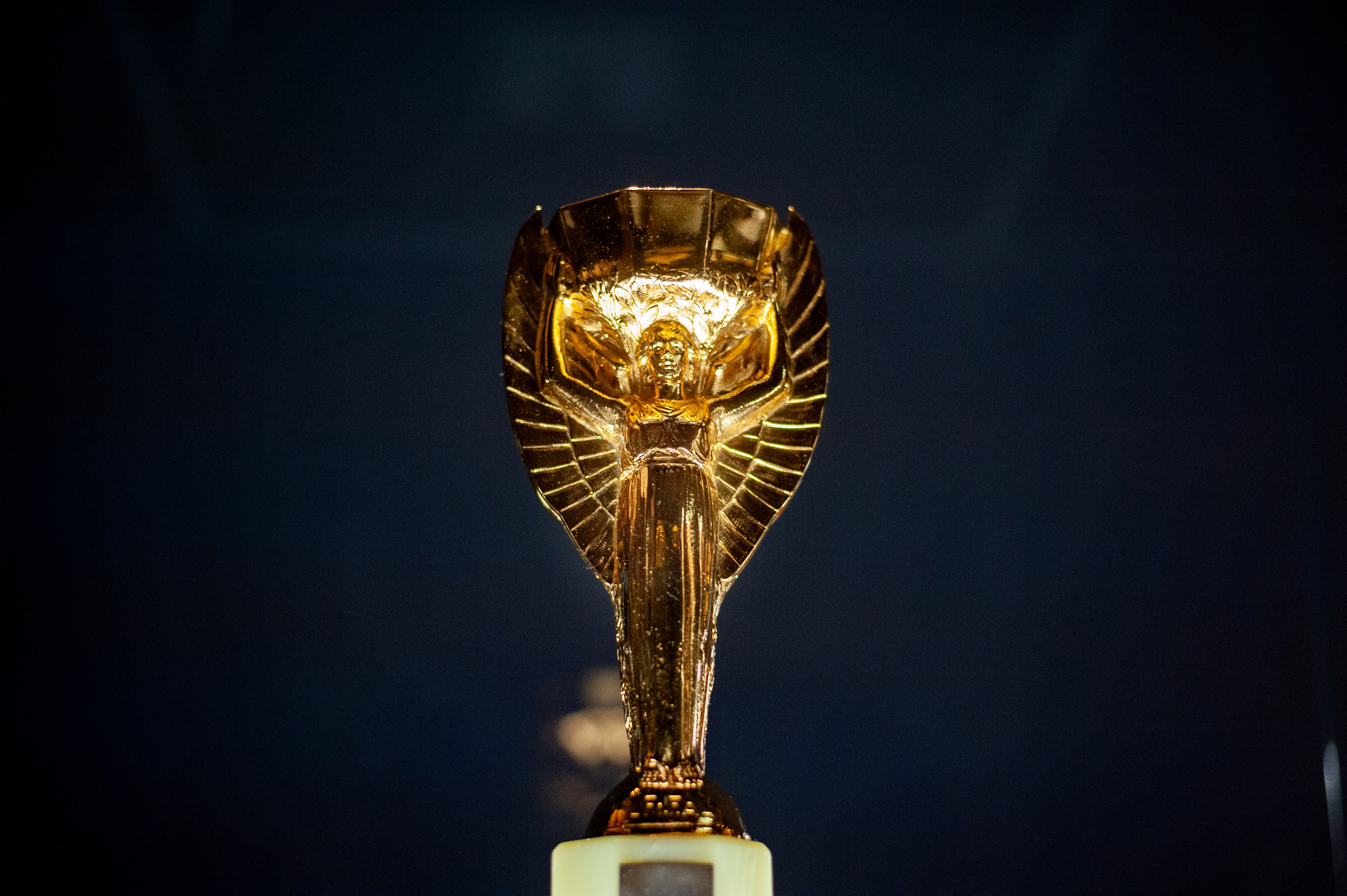 Jules Rimet trófea Jules Rimet trófea kiállítva